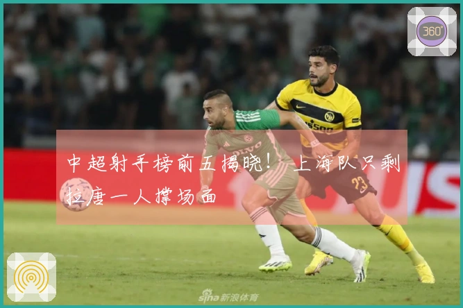 中超射手榜前五揭晓！ 上海队只剩拉唐一人撑场面